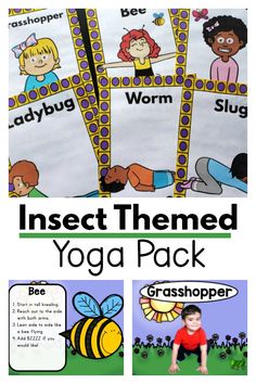 Insect Gross Motor – Kids Yoga with an insect theme.