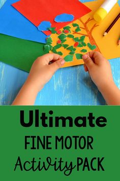 Everything you need to work on fine motor skills can be done with the Ultimate Fine Motor Activities Pack. Use this as an occupational therapy intervention, in the classroom, or at home. This pack includes fine motor by themes, seasons, and holidays. The savings is amazing and you get all current products as well as future products with your purchase. No more planning or worrying about fine motor activities as this pack has it done for you!