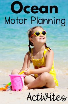 Ocean themed gross motor activities and ocean themed fine motor activities. A great list of ideas and activities perfect for an ocean theme. Check out the printables, blog posts and videos that go along with this theme!