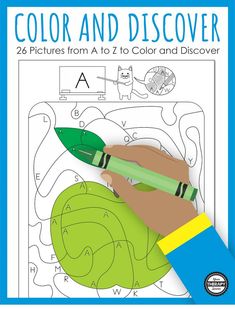 Do you want to challenge your student’s visual motor and visual spatial skills? This Color and Discover PDF packet includes 26 pictures for children to find the correct letters, color in the space and reveal an image! Your students will work on the following skills with this engaging packet: visual motor skills, fine motor skills, coloring, visual scanning, visual spatial skills (affiliate)