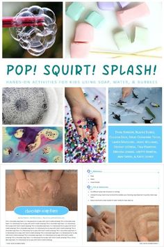 Simply using soap, water and bubbles as materials, this book offers irresistible things to make and do with kids. From soap foam paints to floating soap board, water math games, sensory soups, homemade bubble wands and more. This book share budget-friendly projects that the entire family will enjoy. (affiliate)