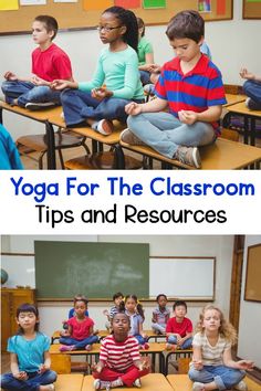 Yoga for the classroom tips, resources, and ideas to get you started on implementing yoga into your classroom. These resources make implementing yoga into the classroom easy and fun. Great yoga resource for preschool or elementary!