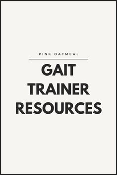 A great collection of gait trainer resources all in one place. There is informaton on types and brands, research, and justification for using this adaptive equipment. This is an excellent resource for physical therapists or pediatric physical therapists.