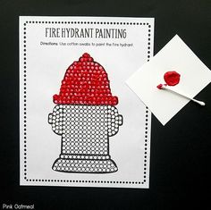 Fire Safety Fine Motor Activities | Pink Oatmeal SHOP