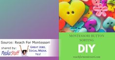 DIY Montessori Button Sorting Activity – PediaStaff