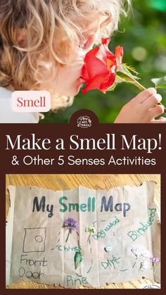 Make a smell map! This is such a great five senses activity for preschoolers to try. Full of sensory learning!