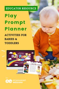 Save valuable activity planning time with this E-book packed with simple play based activities for babies and toddlers already linked to learning outcomes and ready to write on your program! Perfect for early childhood educators and parents wanting to offer engaging play based activities for babies and toddlers but not wanting to spend all their free time planning and setting up! Head over to the product page to see how this works. | The Empowered Educator