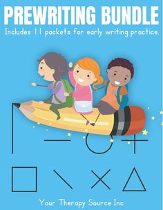 The Prewriting Bundle includes all of the titles below to provide prewriting practice for early writers. Start students on the right path to form good writing habits prior to letter formation or use to practice the skills necessary for legible handwriting. (affiliate)