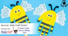 DIY Bee Puppet Craft – PediaStaff
