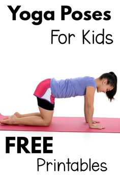 Yoga Poses For Kids Printable – Get free yoga printables designed for kids yoga. Choose from traditional yoga poses or themed kids yoga poses. So much fun!
