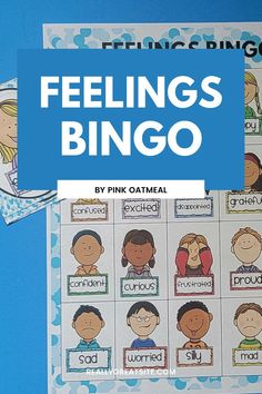 What a fun and engaging way to talk about feelings with kids! With feelings bingo you can ask questions and talk about each emotion as you work your way through the bingo card! My kids love this game and so do I!