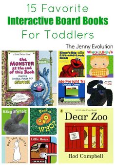 Favorite Interactive Toddlers Board Books | Mommy Evolution