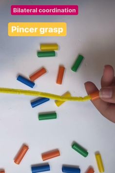 Let’s talk about the WHY behind threading beads as a fine motor tool in occupational therapy activities. There are several fine motor skill components that can be strengthened with beads.